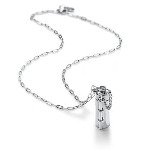 Capsule + Wand Locket - Silver